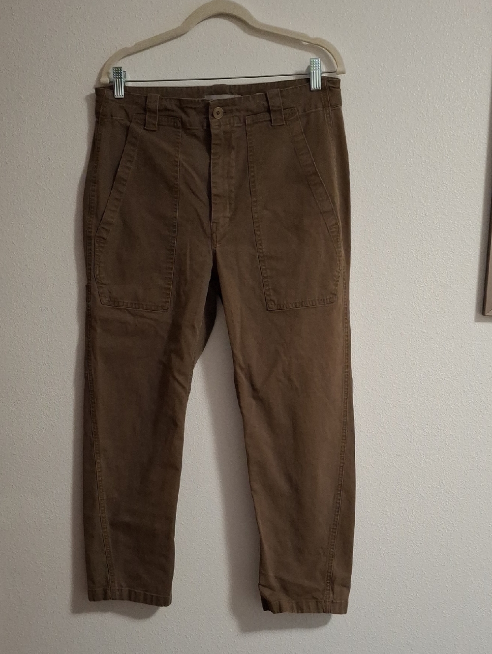 Vince Brown Chino-Style Utility Pants